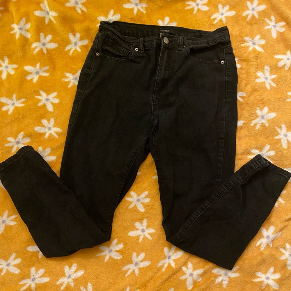 Forever 21 black skinny jeans